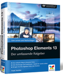 dieses Foto zeigt das Buch Photoshop Elements 13 von Frank Treichler