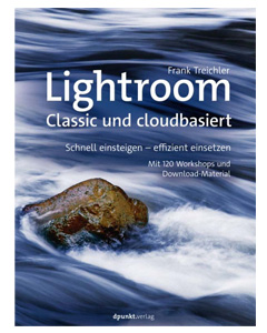 dieses Foto zeigt das Buch Lightroom Classic und cloudbasiert von Frank Treichler