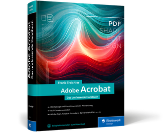 Buchcover Adobe Acrobat Rheinwerk-Verlag dieses Foto zeigt das Buch Adobe Acrobat von Frank Treichler